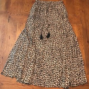 Off to Bali Skirt in leopard print